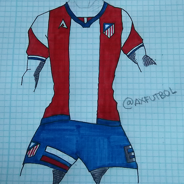 ATLETICO MADRID HOME KIT