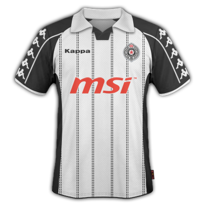 Partizan Belgrade 2010/11 Away Kit