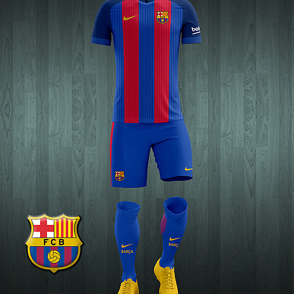 Barcelona 2016-17 home kit