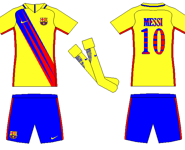 Barcelona away kit concept