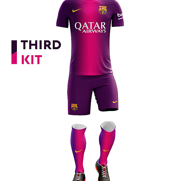 Barcelona third kit 16/17