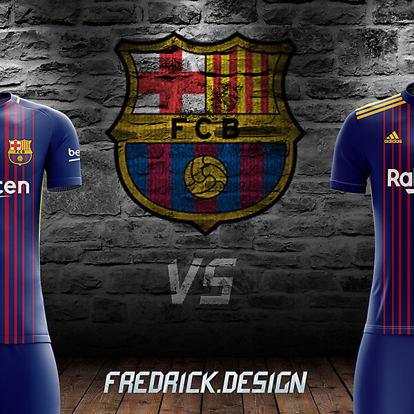 Barcelona x Nike VS Adidas