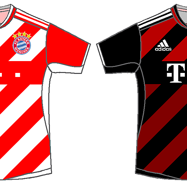 Bayern Munich Home & Away Kits