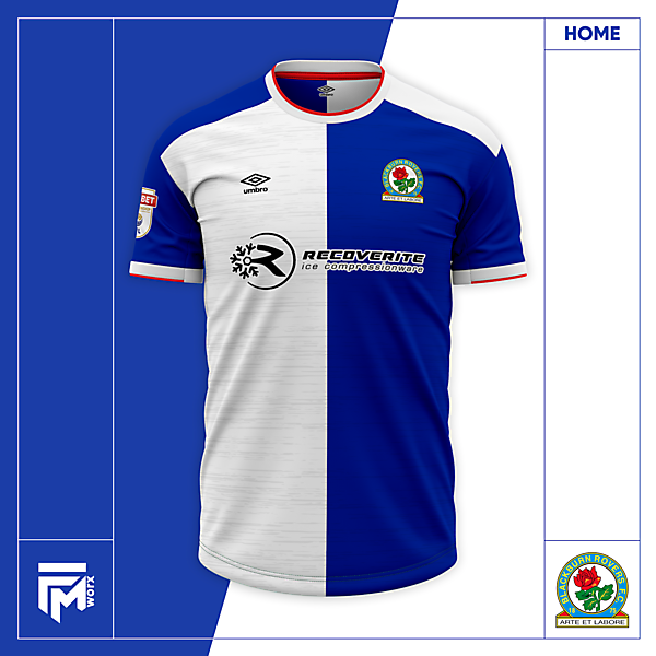 Blackburn Rovers 2020/21 Home Shirt Concept