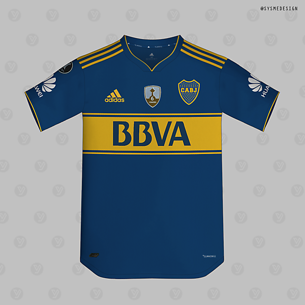 Boca home kit x adidas 