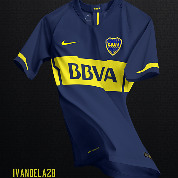 Boca Jrs Home Kit Nike