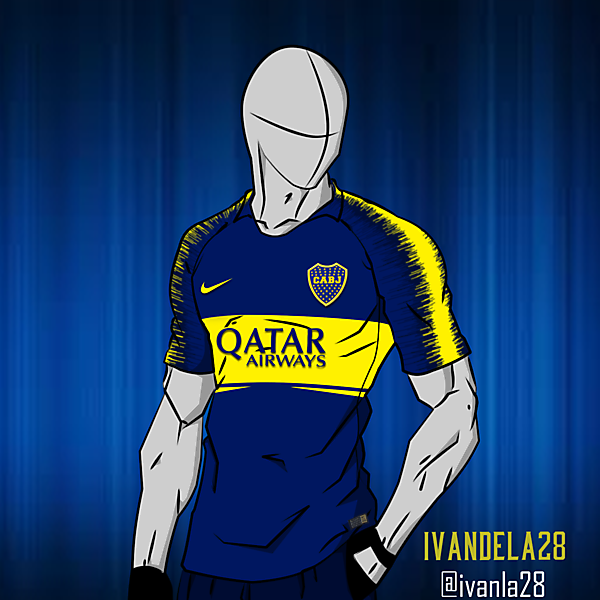 Boca Jrs Home Kit Nike