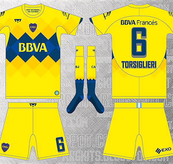 Boca Juniors - Away fantasy kit