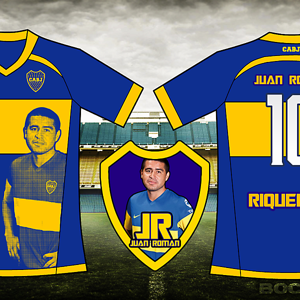Boca juniors homenaje Riquelme kit