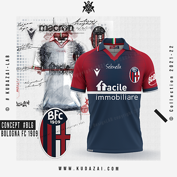 Bologna FC 1909 - Italy -Home V1