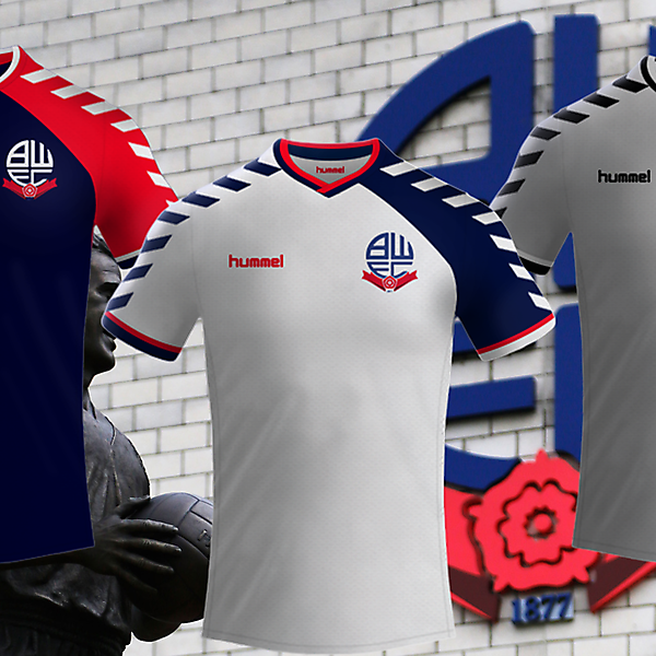 Bolton Wanderers Fc / Hummel Kits 2017