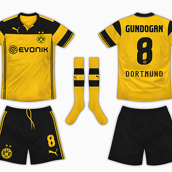 Borussia Dortmund Home Kit - Puma