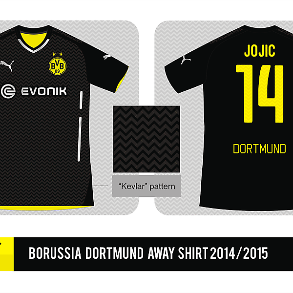 Borussia Dortmund Puma Away shirt 2014/2015 - Prediction