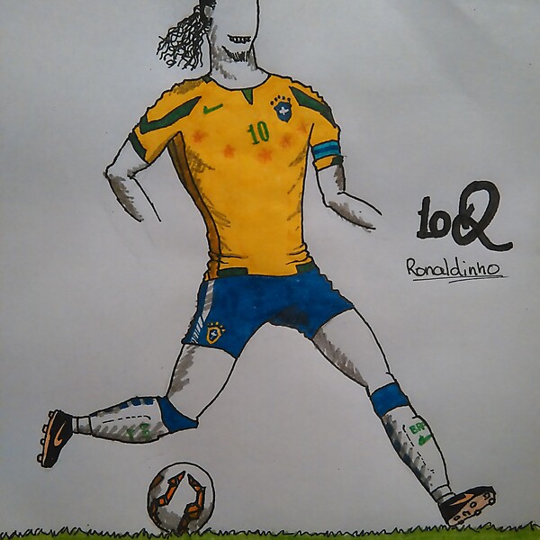 Brasil Football Team Home Kit (Ronaldinho model)