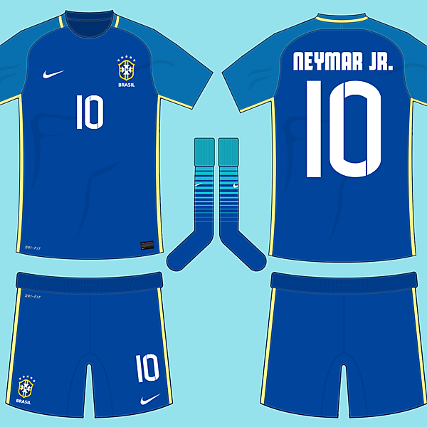 Brazil 2016-17 Away Kit (based on leaks)