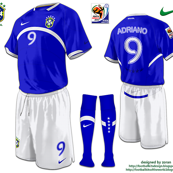 Brazil World Cup 2010 fantasy away