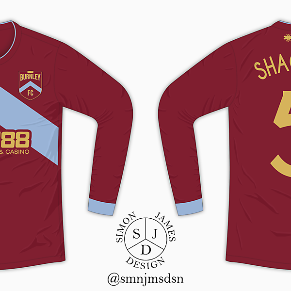 Burnley FC Home Shirt - Rebrand