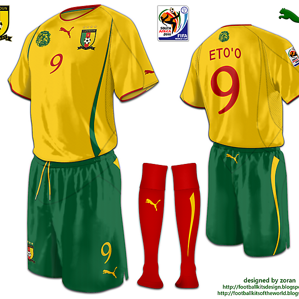 Cameroon World Cup 2010 fantasy away
