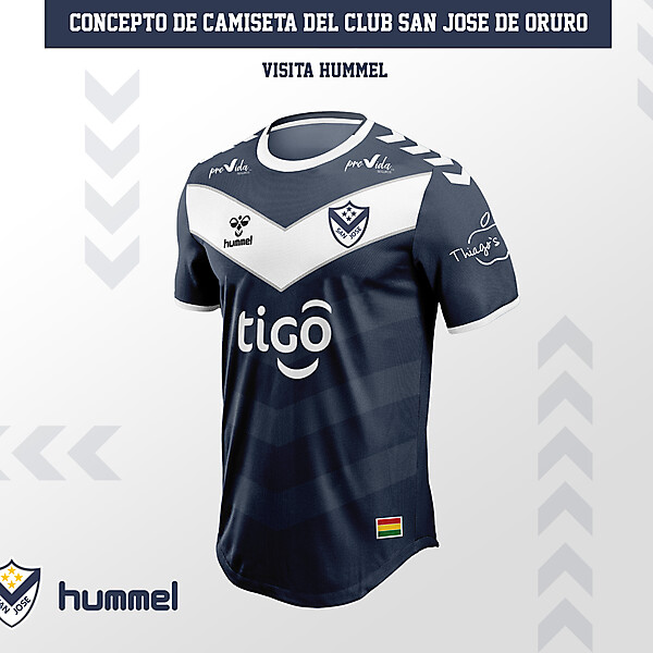 Camiseta San José de Oruro - Concepto Visitante