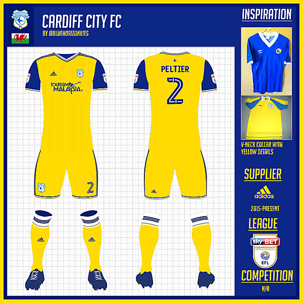 Cardiff City Away Kit