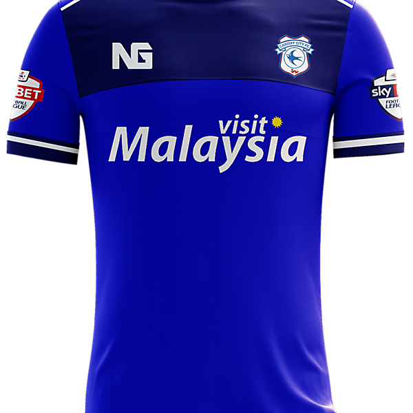 Cardiff City Home Jersey Concept.