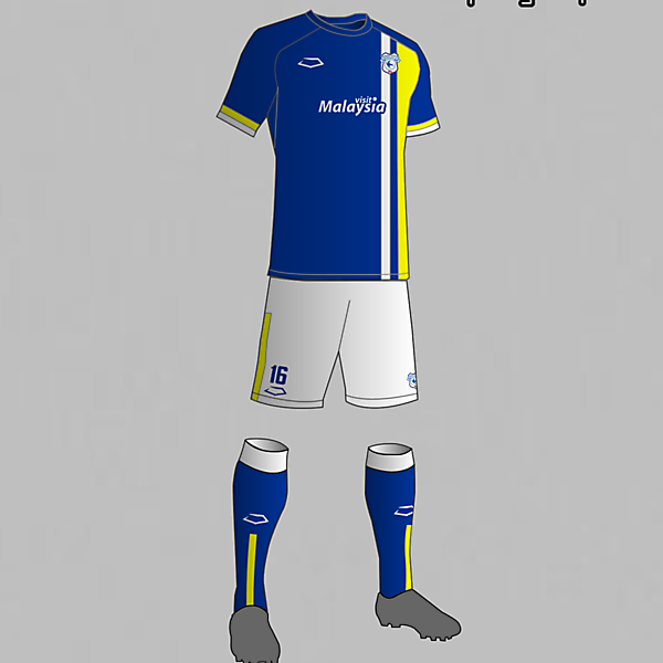Cardiff City (Wales) Home Kit 2016