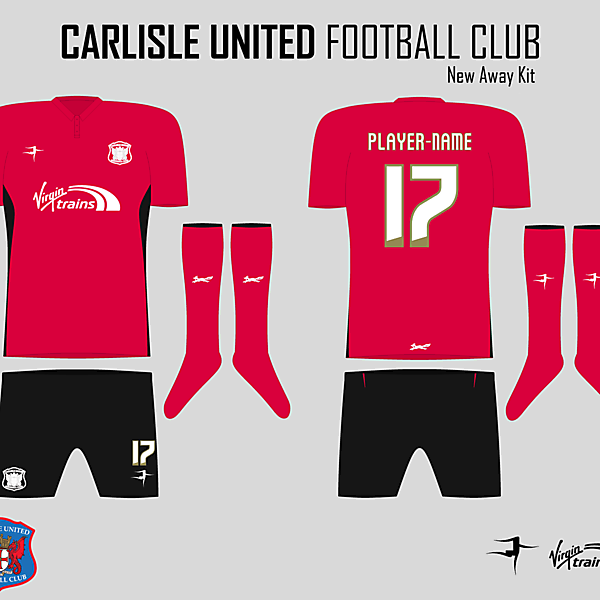 Carlisle United Away Kit