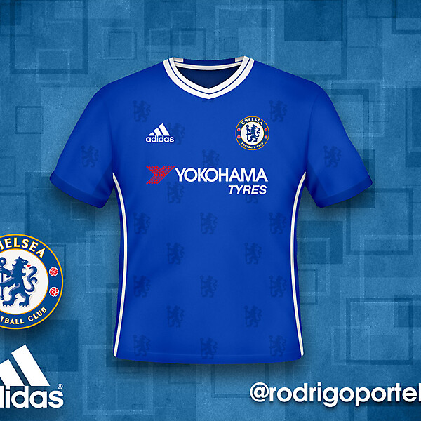 Chelsea 2016-17 home kit