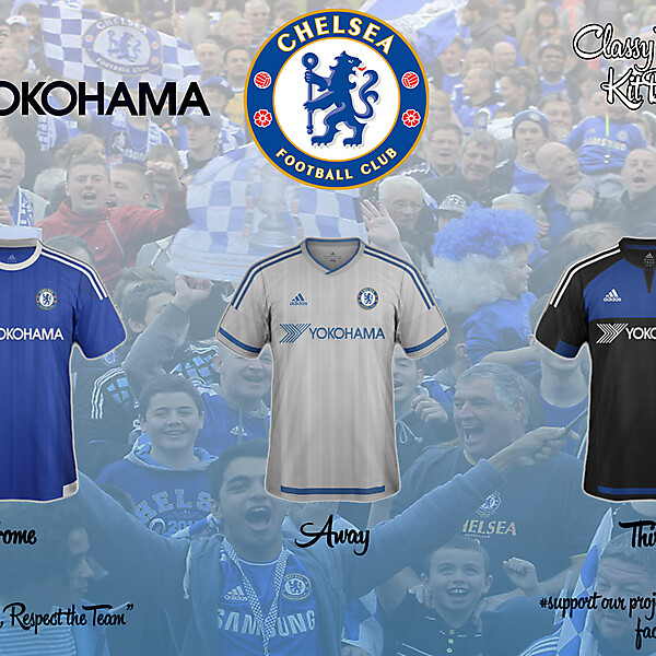 Chelsea Concept 15/16 Home, Away, Third
