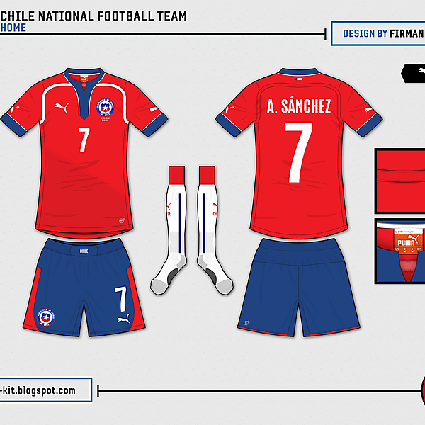 Chile Home - World Cup Competition