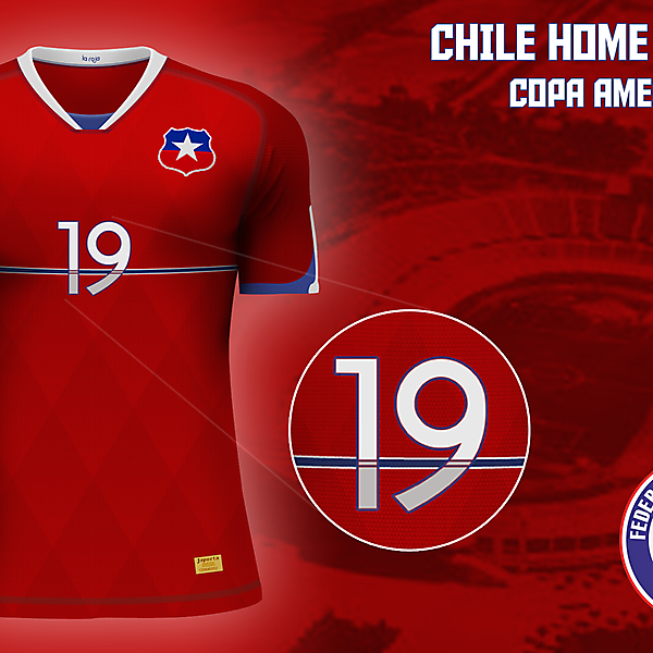 Chile home jersey Copa América 2015