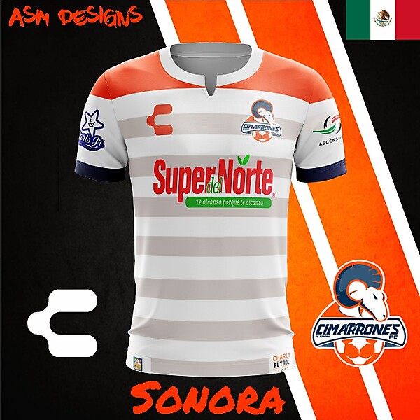 Cimarrones de Sonora Charly 2018 Away Kit