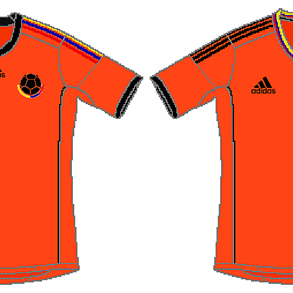 Colombia Adidas Orange Kit
