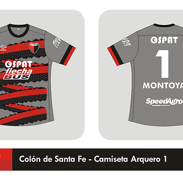 Colón de Santa Fe Goalkeeper shirt 2014