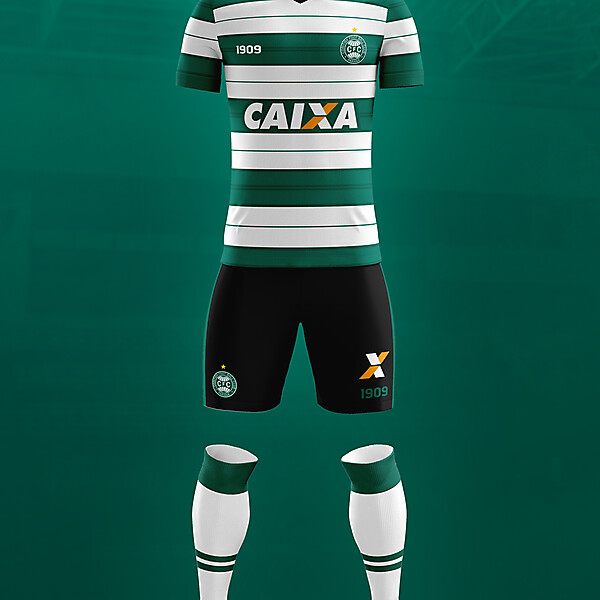 Coritiba - third kit - hoops
