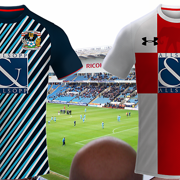 Coventry City Fc / Under Amour Model Away, Third Kit 2017