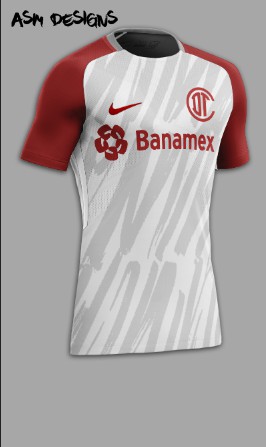 Deportivo Toluca F.C. Nike 2018 Away Kit