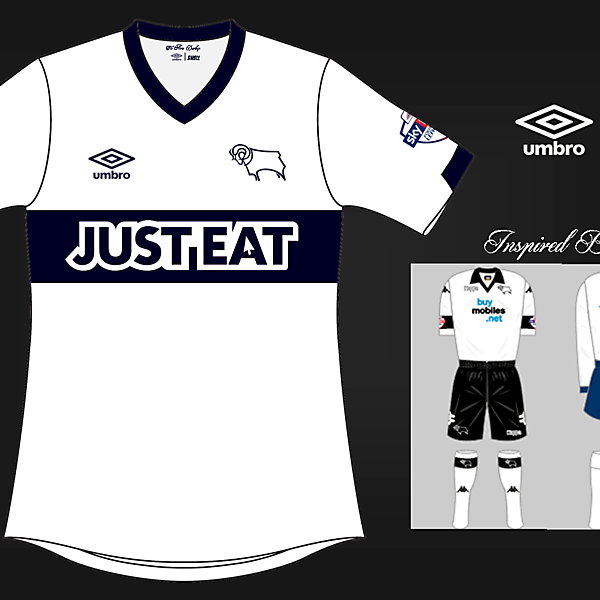 Derby County home 14/15 by umbro