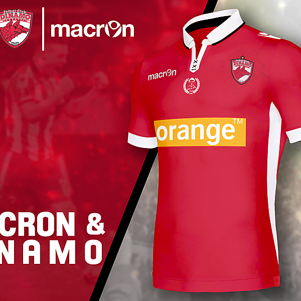 Dinamo Bucharest x Macron - Home shirt