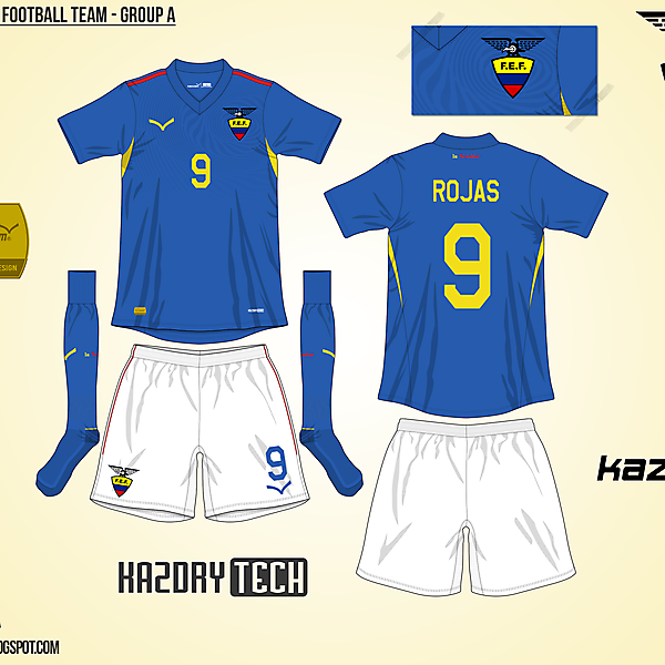 Ecuador Away - Group A, 2015 Copa América