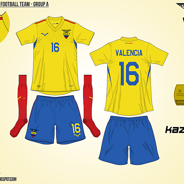 Ecuador Home - Group A, 2015 Copa América