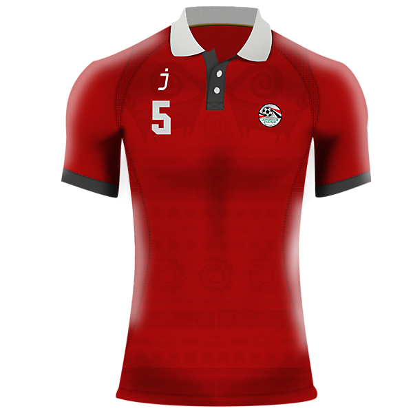 Egypt home jersey by J-sports