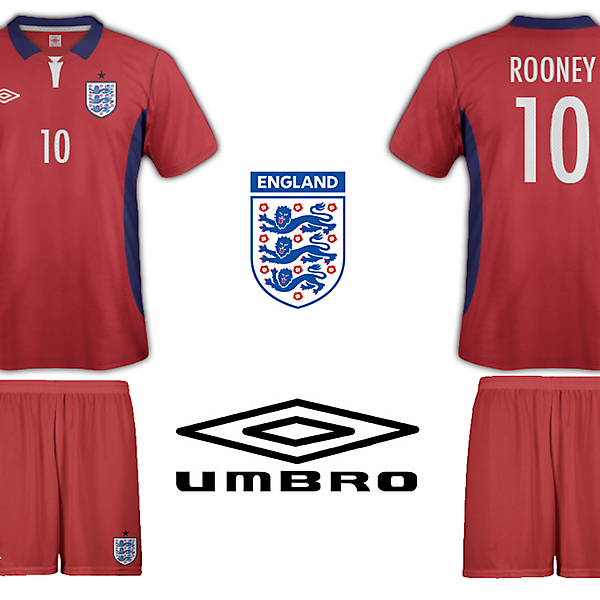England Umbro Away Kit