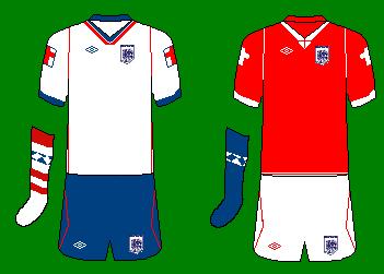 England Umbro Home Kit
