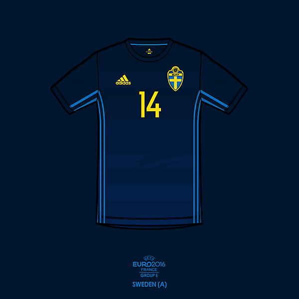 Euro 2016 - adidas Sweden Away