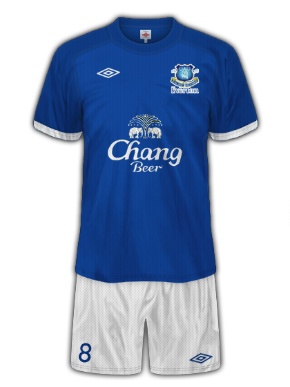 Everton Umbro Home Kit 