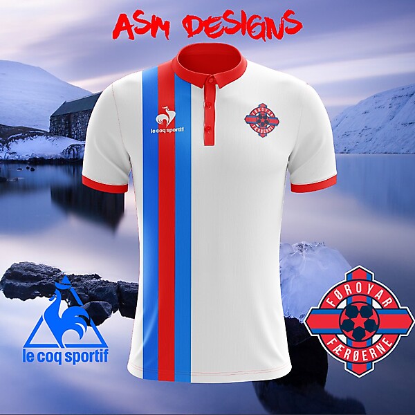 Faroe Islands National Team 2018 Le Coq Sportif Home Kit