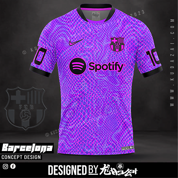 FC Barcelona 2023 home concept