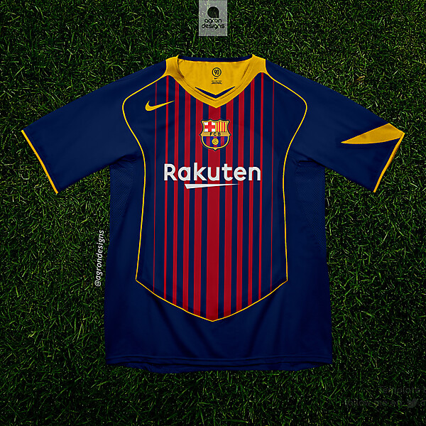 FC BARCELONA HOME KIT 2017-18 (T90 TEMPLATE)