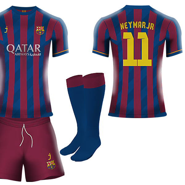 FC Barcelona home kit by J-sports